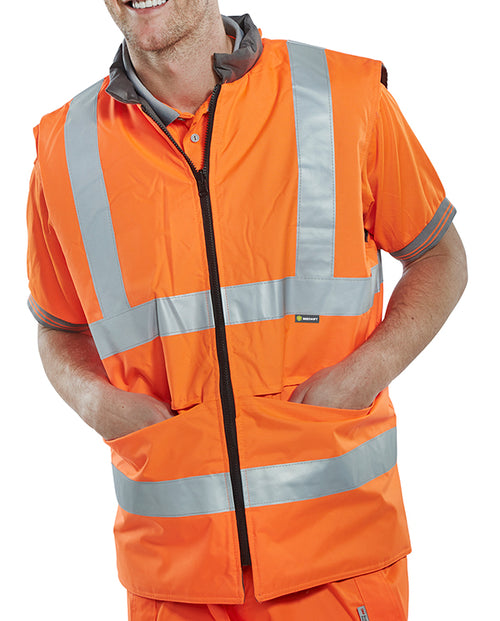 B-Seen Reversible Hi-Vis Interactive Bodywarmer