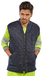 B-Seen Reversible Hi-Vis Interactive Bodywarmer - thumbnail 4