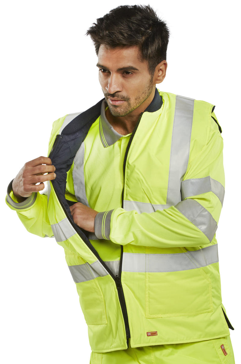 B-Seen Reversible Hi-Vis Interactive Bodywarmer