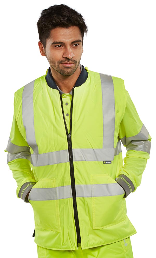 B-Seen Reversible Hi-Vis Interactive Bodywarmer
