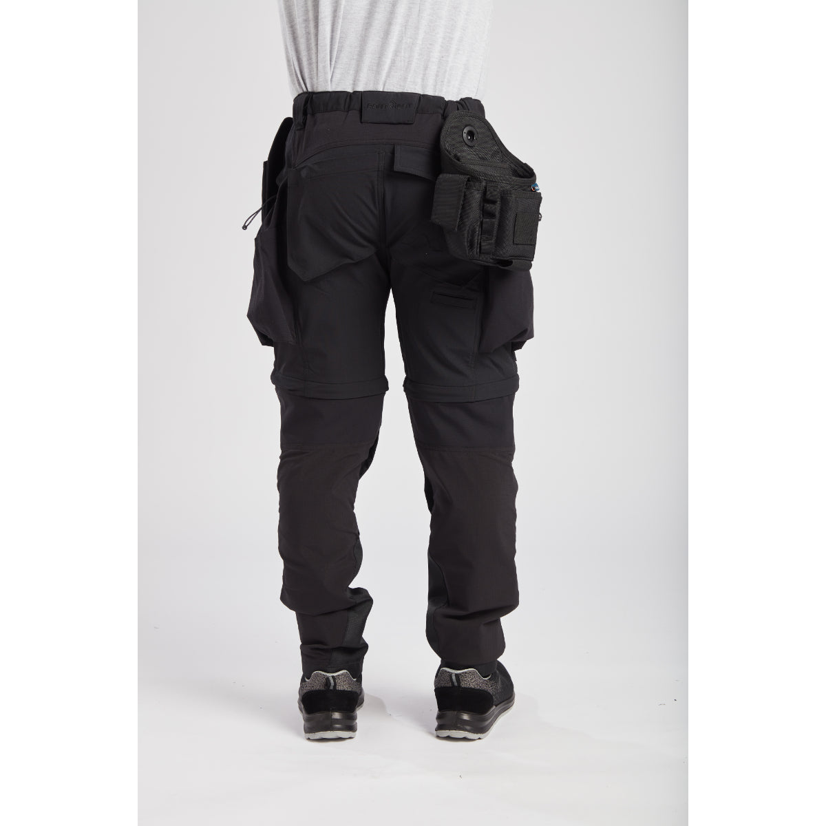 Portwest BX321 trousers, detailed fabric and stitching view