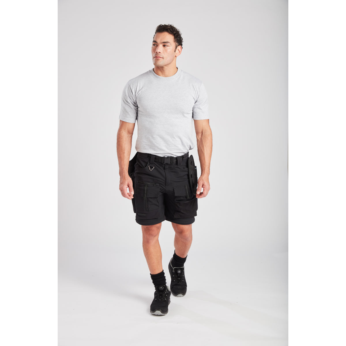 Portwest BX321 trousers shown in shorts mode, front view