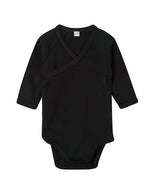 Babybugz Baby Long Sleeve Kimono Bodysuit - BZ60B - thumbnail 3
