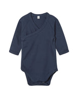 Babybugz Baby Long Sleeve Kimono Bodysuit - BZ60B - thumbnail 5