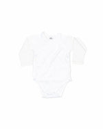 Babybugz Baby Long Sleeve Kimono Bodysuit - BZ60B - thumbnail 4
