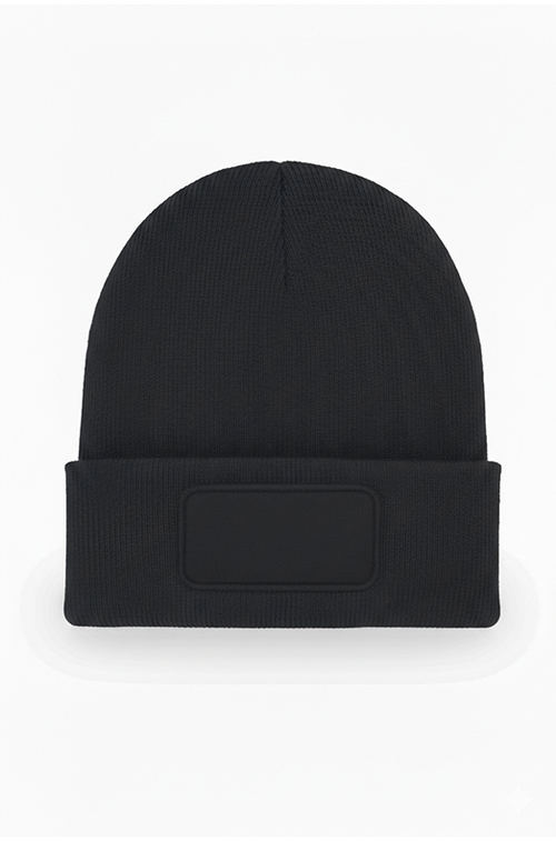 Uneek Rectangular Patch Beanie - UC411