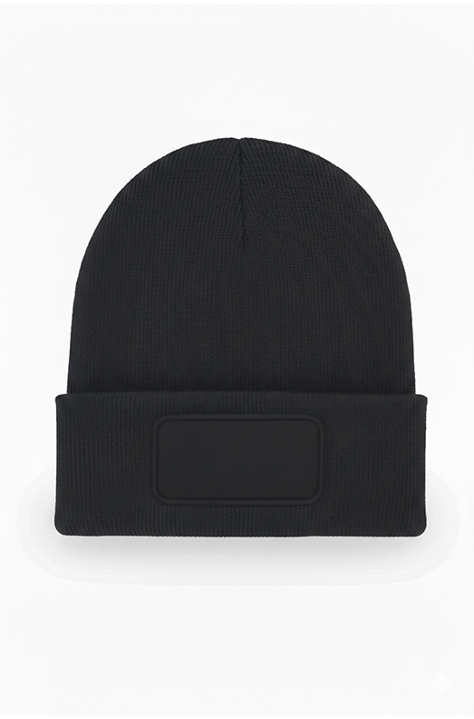 Uneek Rectangular Patch Beanie - UC411
