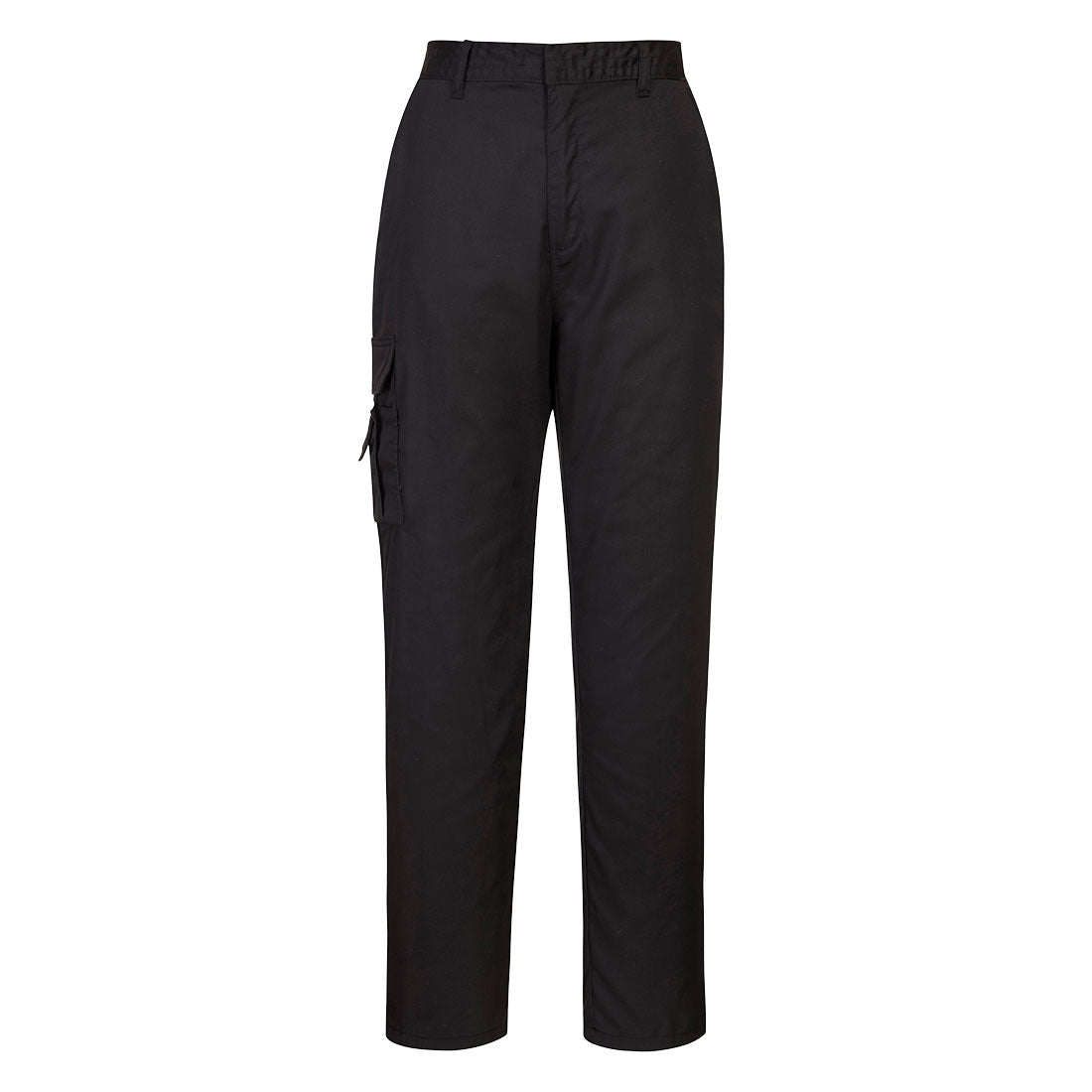Portwest C099 Women's Combat Trousers in black, back view