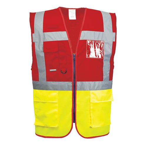 Portwest Paris Hi-Vis Contrast Executive Vest - [CLEARANCE]