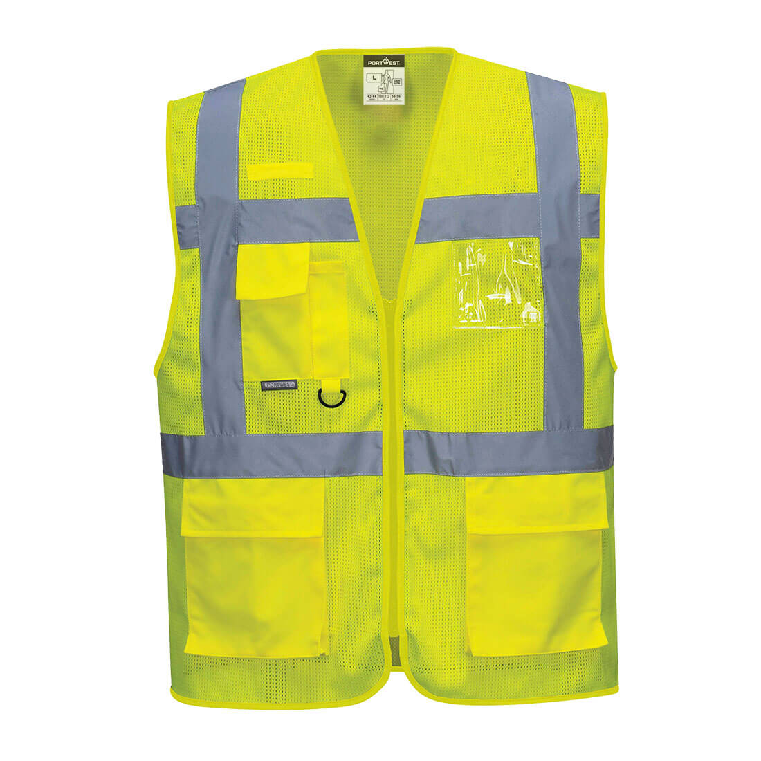 Portwest Athens Hi-Vis Mesh Executive Vest - [CLEARANCE]