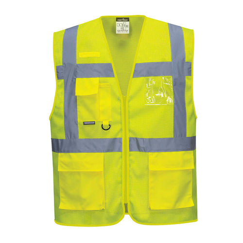Portwest Athens Hi-Vis Mesh Executive Vest - [CLEARANCE]
