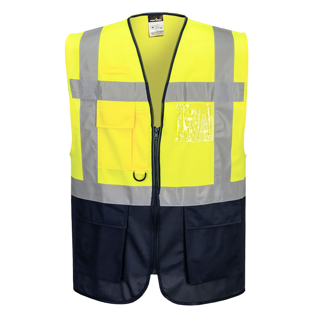 Portwest Warsaw Hi-Vis Contrast Executive Vest
