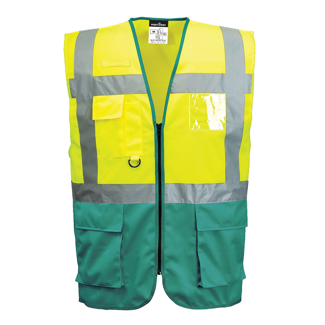 Portwest Warsaw Hi-Vis Contrast Executive Vest