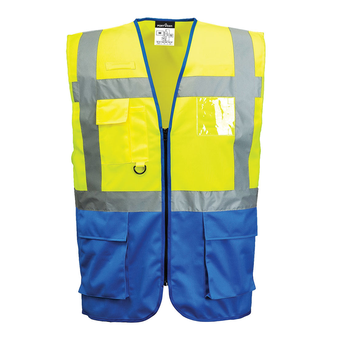 Portwest Warsaw Hi-Vis Contrast Executive Vest