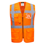 Portwest Madrid Hi-Vis Half Mesh Executive Vest - thumbnail 3