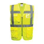 Portwest Madrid Hi-Vis Half Mesh Executive Vest - thumbnail 4