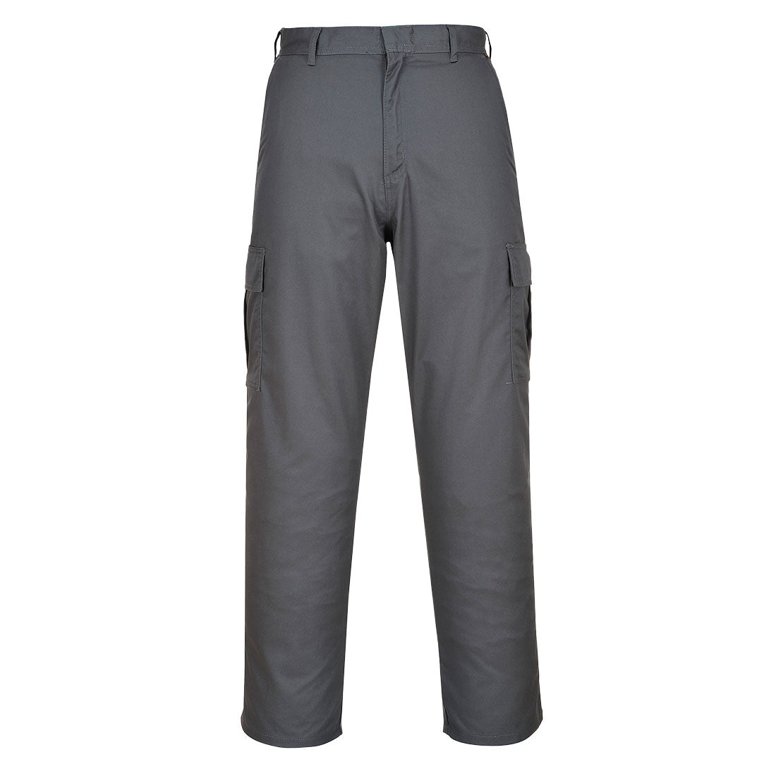 Portwest C701 Combat Trousers in grey, front view
