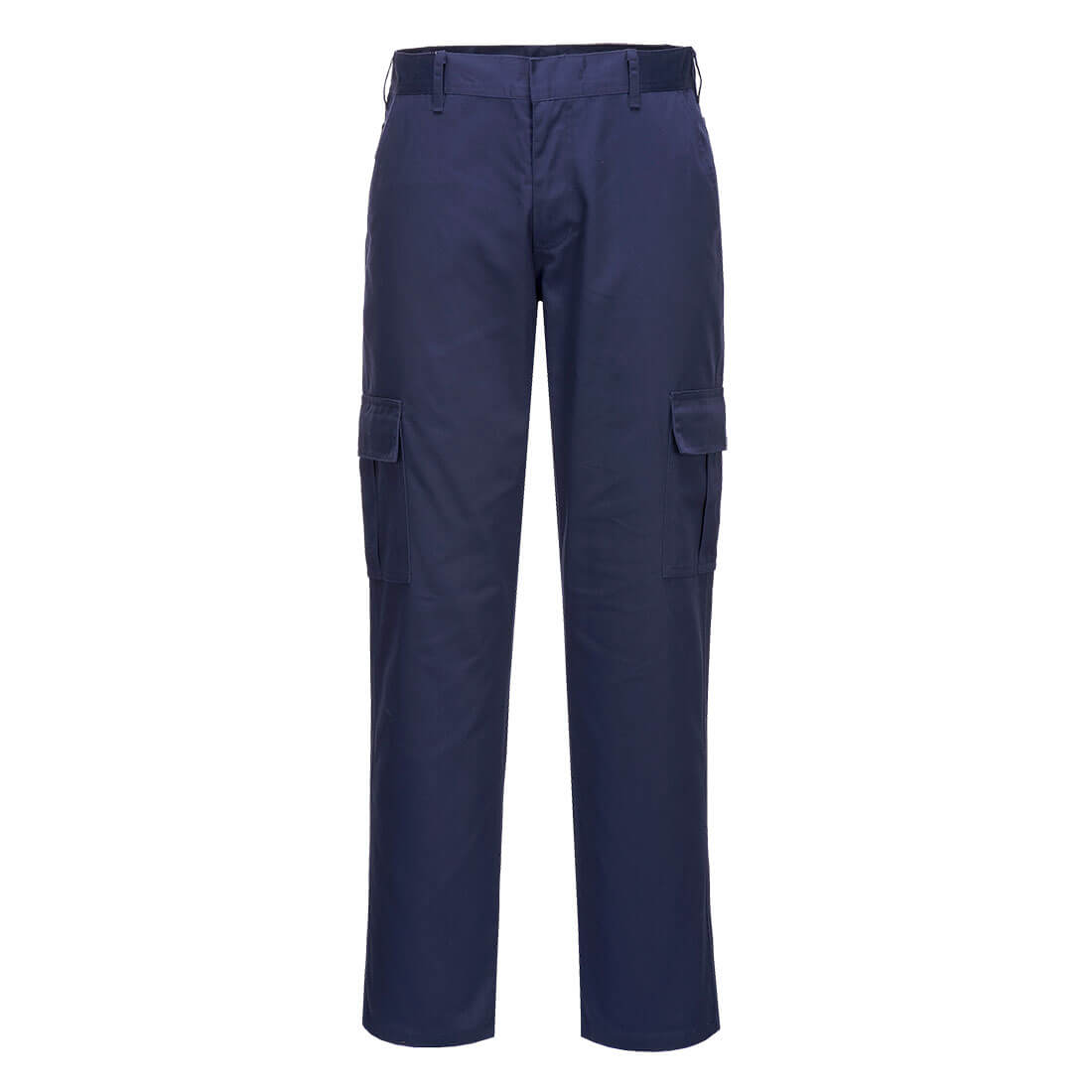 Portwest C711 Slim Fit Combat Trousers in navy.