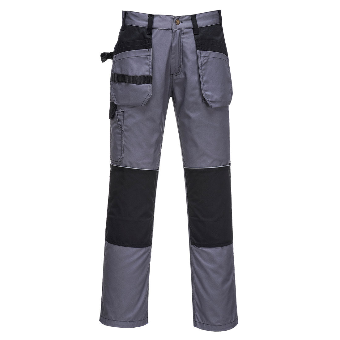 Portwest C720 Tradesman Holster Trousers in grey.
