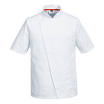 Portwest Chef's Mesh Air Pro Asymmetrical Jacket S/S - thumbnail 2