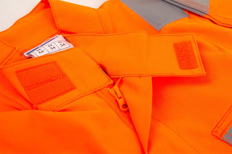 Click Arcflash ARC Compliant Hi-Vis Rail Spec Boilersuit