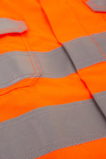 Click Arcflash ARC Compliant Hi-Vis Rail Spec Boilersuit - thumbnail 7