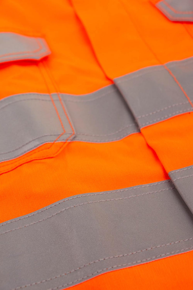 Click Arcflash ARC Compliant Hi-Vis Rail Spec Boilersuit