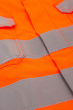 Click Arcflash ARC Compliant Hi-Vis Rail Spec Boilersuit - thumbnail 8