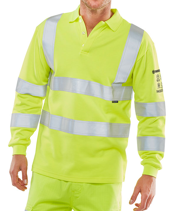 Click Arc Beeswift Compliant Hi-Vis Polo Shirt