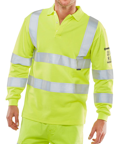 Click Arc Beeswift Compliant Hi-Vis Polo Shirt