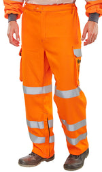 Click Arc Beeswift Compliant Hi-Vis Rail Spec Trousers - thumbnail 2