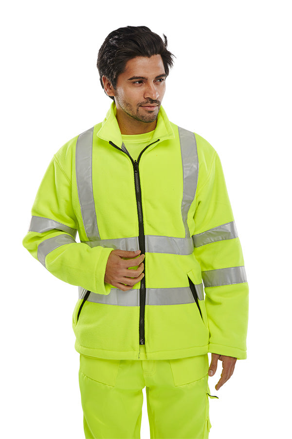 B-Seen Carnoustie Hi-Vis Fleece Jacket