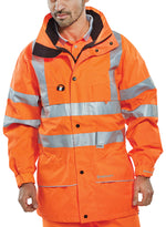 B-Seen Carnoustie Hi-Vis Jacket - thumbnail 1