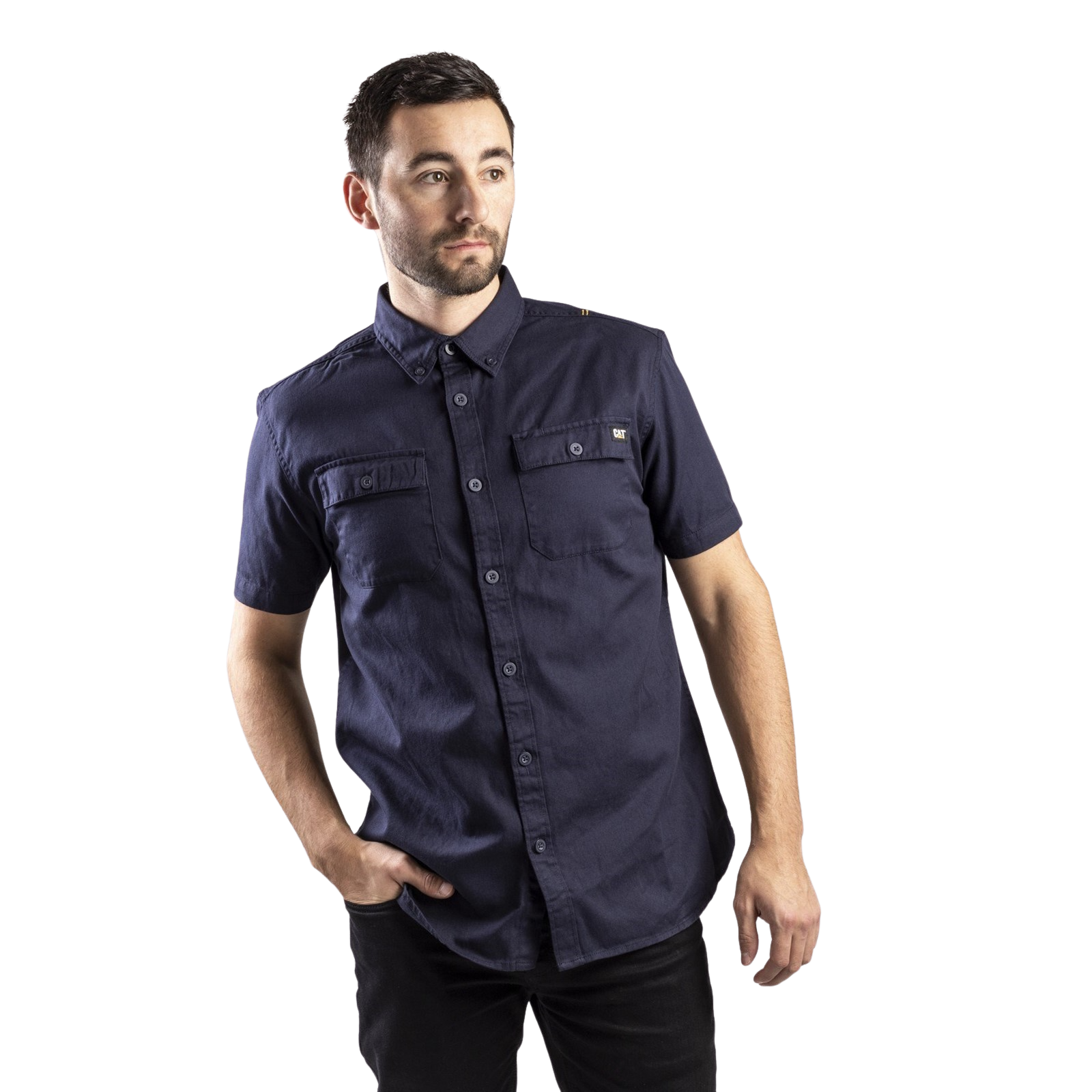CAT Button Up S/S Shirt