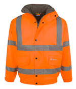 B-Seen Hi-Vis Fleece Lined Bomber Jacket