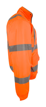 B-Seen Hi-Vis Fleece Lined Bomber Jacket - thumbnail 5