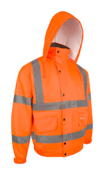 B-Seen Hi-Vis Fleece Lined Bomber Jacket - thumbnail 9