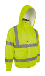 B-Seen Hi-Vis Fleece Lined Bomber Jacket - thumbnail 10