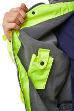 B-Seen Hi-Vis Fleece Lined Bomber Jacket - thumbnail 12