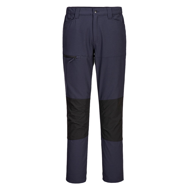 Portwest WX2 Eco Stretch Trousers in dark grey.