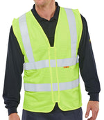 B-Seen Fire Retardant Hi-Vis Vest - thumbnail 2