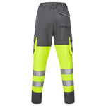 Leo Workwear Beckamoor Iso 20471 Cl 1 Ecoviz Stretch Women'S Poly/Cotton Cargo Trouser - thumbnail 2