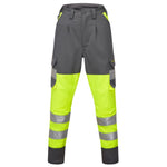 Leo Workwear Beckamoor Iso 20471 Cl 1 Ecoviz Stretch Women'S Poly/Cotton Cargo Trouser - thumbnail 1