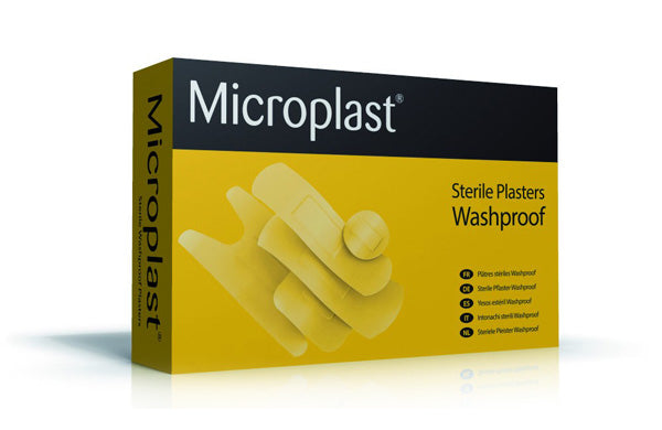 Click Medical Microplast Washproof Spot Plasters 2.2Cm (Box 100)