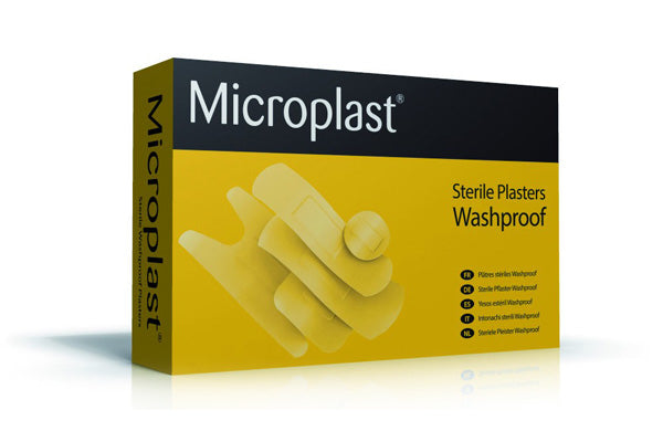 Click Medical Microplast Washproof Spot Plasters 2.2CM (Box 100)