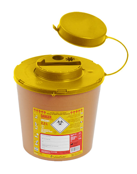 Click Medical Woodsafe Sharps Bin