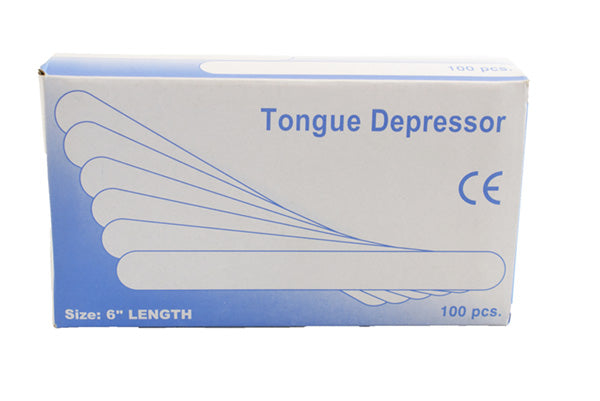 Click Medical Qz9888 Wooden Tongue Depressors