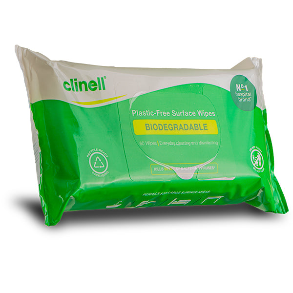 Clinell Biodegradable Surface Wipe