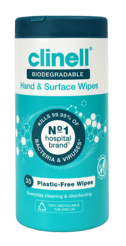 Clinell Biodegradable Hand And Surface Wipe