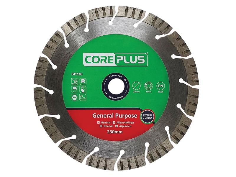 General-Purpose Hybrid Turbo Diamond Blade